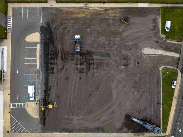Parking Lot Excavation in Olathe